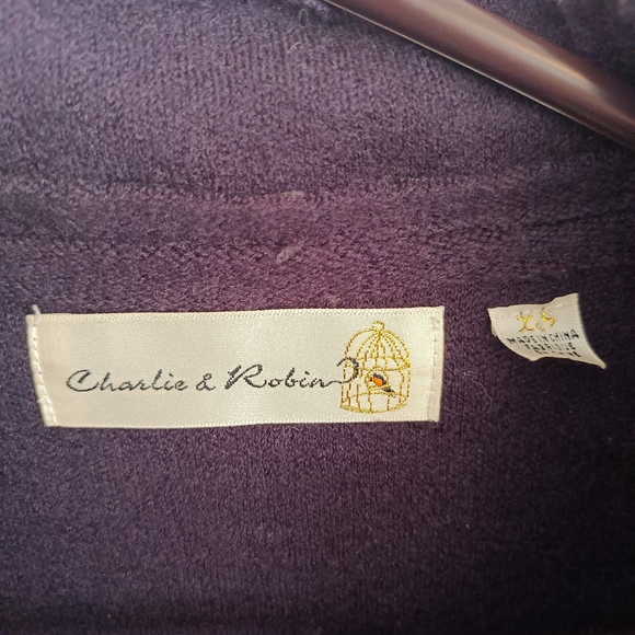 Purple Ruffles Anthropologie Sweater - Picture 5 of 6